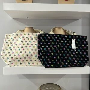 Dooney & Bourke It Medium Recycled Tote - New - Vintage